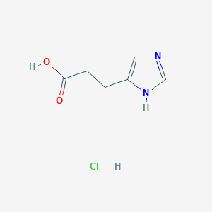 molecular formula C6H9ClN2O2 B1398684 3-(1H-Imidazol-4-yl)propanoic acid hydrochloride CAS No. 53958-93-3