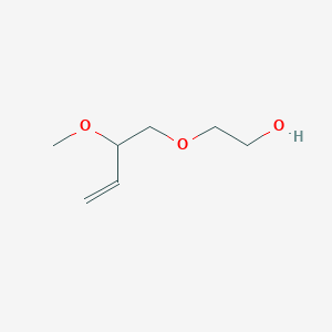 molecular formula C7H14O3 B13986851 2-(2-Methoxybut-3-enoxy)ethanol 