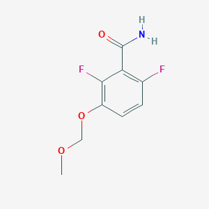molecular formula C9H9F2NO3 B1398692 2,6-二氟-3-(甲氧甲氧基)苯甲酰胺 CAS No. 1384476-82-7