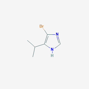 molecular formula C6H9BrN2 B13986936 5-Bromo-4-isopropyl-1H-imidazole 