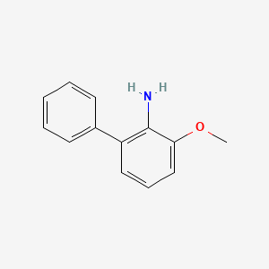 molecular formula C13H13NO B13986968 3-Methoxy-[1,1'-biphenyl]-2-amine 