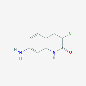 7-amino-3-chloro-3,4-dihydro-1H-quinolin-2-one