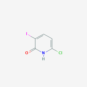 molecular formula C5H3ClINO B1398703 6-Chloro-3-iodopyridin-2-ol CAS No. 1224719-11-2