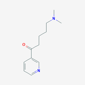 molecular formula C12H18N2O B13987047 5-(Dimethylamino)-1-(pyridin-3-YL)pentan-1-one CAS No. 918648-61-0