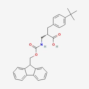molecular formula C29H31NO4 B13987107 Fmoc-(s)-3-amino-2-(4-(tert-butyl)benzyl)propanoic acid 
