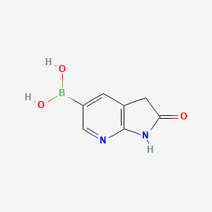 (2-Oxo-2,3-dihydro-1H-pyrrolo[2,3-b]pyridin-5-yl)boronic acid