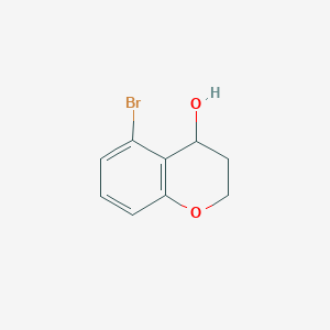 molecular formula C9H9BrO2 B13987152 5-Bromochroman-4-ol 