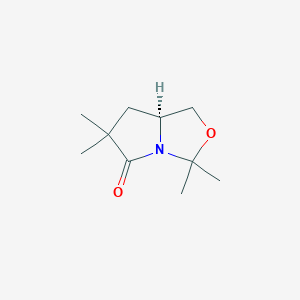 molecular formula C10H17NO2 B1398717 (S)-3,3,6,6-Tetramethyltetrahydropyrrolo[1,2-c]oxazol-5(3H)-one CAS No. 156088-45-8