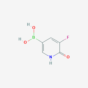 molecular formula C5H5BFNO3 B1398720 (5-Fluoro-6-hydroxypyridin-3-yl)boronic acid CAS No. 1141886-36-3