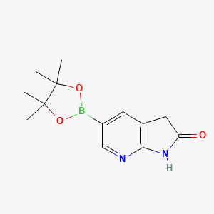 5-(4,4,5,5-Tetramethyl-1,3,2-dioxaborolan-2-YL)-1H-pyrrolo[2,3-B]pyridin-2(3H)-one
