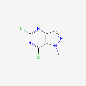 5,7-Dichloro-1-methyl-1H-pyrazolo[4,3-D]pyrimidine