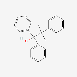 molecular formula C22H22O B13987472 2-Methyl-1,1,2-triphenylpropan-1-ol CAS No. 61082-65-3
