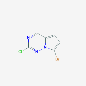 7-Bromo-2-chloropyrrolo[2,1-f][1,2,4]triazine