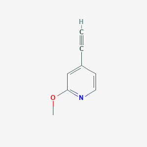 molecular formula C8H7NO B1398751 4-Ethynyl-2-methoxypyridine CAS No. 1060816-39-8