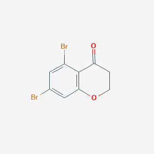 molecular formula C9H6Br2O2 B1398756 5,7-Dibromochroman-4-one CAS No. 1344704-76-2