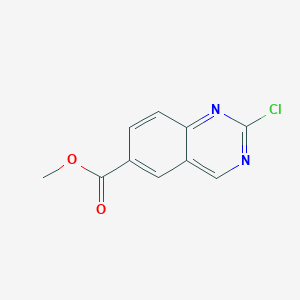 molecular formula C10H7ClN2O2 B1398757 Methyl 2-chloroquinazoline-6-carboxylate CAS No. 1036755-96-0