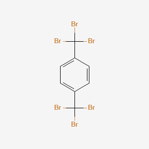 molecular formula C8H4Br6 B13987673 1,4-Bis(tribromomethyl)benzene CAS No. 16766-91-9