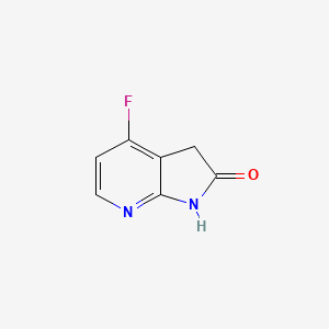 molecular formula C7H5FN2O B1398777 4-Fluoro-1H-pyrrolo[2,3-b]pyridin-2(3H)-one CAS No. 956460-93-8