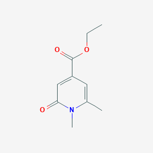 molecular formula C10H13NO3 B13987801 Ethyl 1,6-dimethyl-2-oxo-1,2-dihydropyridine-4-carboxylate 