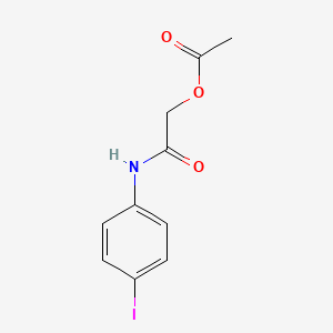 molecular formula C10H10INO3 B13987912 2-(Acetyloxy)-N-(4-iodophenyl)acetamide CAS No. 473883-36-2