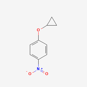 molecular formula C9H9NO3 B13987997 1-Cyclopropoxy-4-nitrobenzene 