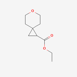 molecular formula C10H16O3 B1398801 Ethyl 6-oxaspiro[2.5]octane-1-carboxylate CAS No. 909406-74-2