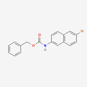 molecular formula C18H14BrNO2 B1398810 Benzyl 6-bromonaphthalen-2-ylcarbamate CAS No. 1132940-78-3