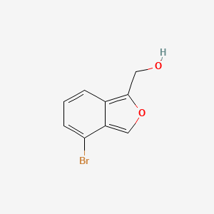 molecular formula C9H7BrO2 B13988235 4-Bromo-2-benzofuranmethanol 
