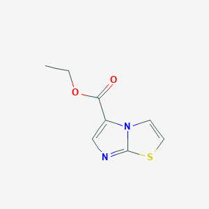 molecular formula C8H8N2O2S B1398824 Ethyl imidazo[2,1-b]thiazole-5-carboxylate CAS No. 349480-83-7