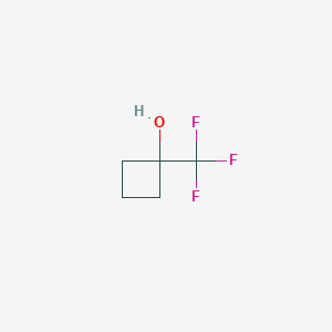 molecular formula C5H7F3O B1398825 1-(Trifluoromethyl)cyclobutan-1-ol CAS No. 1098183-73-3