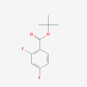 molecular formula C11H12F2O2 B1398827 Tert-butyl 2,4-difluorobenzoate CAS No. 500353-15-1