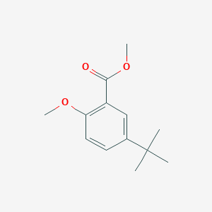 molecular formula C13H18O3 B13988361 Methyl 5-tert-butyl-2-methoxybenzoate 