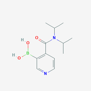 molecular formula C12H19BN2O3 B1398844 (4-(Diisopropylcarbamoyl)pyridin-3-yl)boronic acid CAS No. 868997-86-8