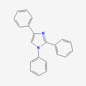 molecular formula C21H16N2 B13988496 1,2,4-Triphenyl-1H-imidazole CAS No. 36631-19-3