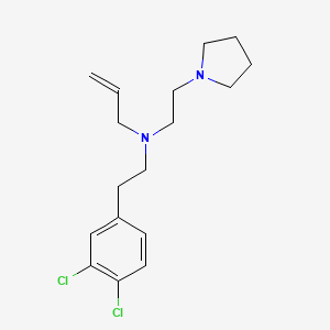 molecular formula C17H24Cl2N2 B13988507 Allyl-[2-(3,4-dichloro-phenyl)-ethyl]-(2-pyrrolidin-1-yl-ethyl)-amine CAS No. 138356-16-8