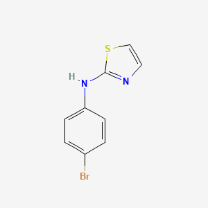 molecular formula C9H7BrN2S B13988559 N-(4-bromophenyl)-1,3-thiazol-2-amine CAS No. 774544-68-2