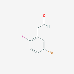2-(5-Bromo-2-fluorophenyl)acetaldehyde