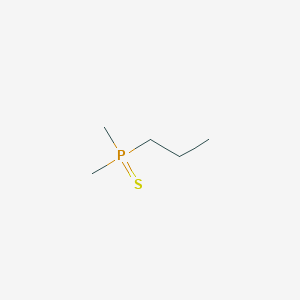 molecular formula C5H13PS B13988811 Dimethyl(propyl)sulfanylidene-lambda~5~-phosphane CAS No. 13639-66-2