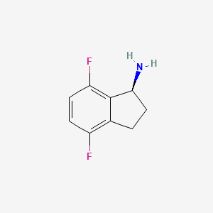 (1S)-4,7-Difluoro-2,3-dihydro-1H-inden-1-amine
