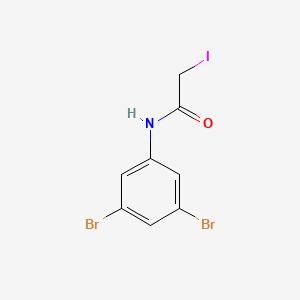 molecular formula C8H6Br2INO B13988926 Acetamide,n-(3,5-dibromophenyl)-2-iodo- CAS No. 5448-50-0