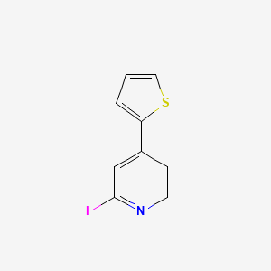 2-Iodo-4-thiophen-2-yl-pyridine