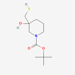 1-Boc-3-hydroxy-3-(mercaptomethyl)piperidine