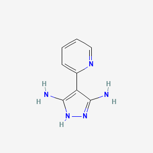 4-(Pyridin-2-yl)-1H-pyrazole-3,5-diamine