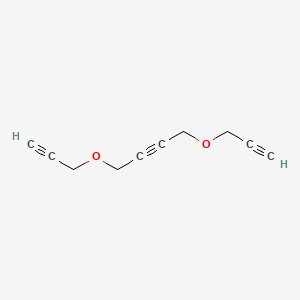 molecular formula C10H10O2 B13989007 2-Butyne, 1,4-bis(2-propynyloxy)- CAS No. 83469-21-0