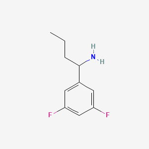 1-(3,5-Difluorophenyl)butan-1-amine