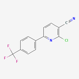 2-Chloro-6-[4-(trifluoromethyl)-phenyl]nicotinonitrile