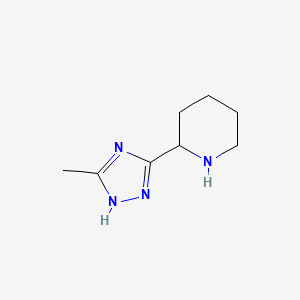 2-(5-methyl-1H-1,2,4-triazol-3-yl)piperidine