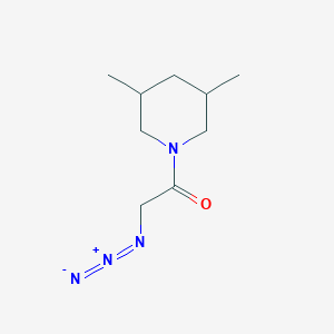 1-(Azidoacetyl)-3,5-dimethylpiperidine