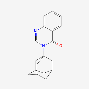 molecular formula C18H20N2O B13989086 3-(1-Adamantyl)quinazolin-4-one CAS No. 83610-13-3