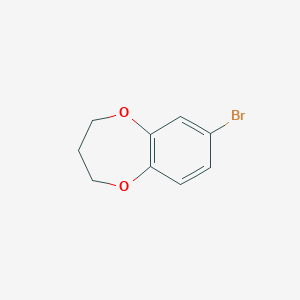 molecular formula C9H9BrO2 B139891 7-bromo-3,4-dihydro-2H-1,5-benzodioxepine CAS No. 147644-11-9